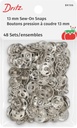 Sew On Snaps Size 3 Nickel 48 Sets