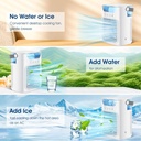 Airs Cooler For Bedroom With 3 Wind Speed, 7 Night Light and Timing Function, For Home, Office, Bedroom
