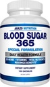Arazo Nutrition Blood Sugar 365 Supplement – Supports Healthy Energy Levels - 120 Herbal Pills - 60 Day Supply