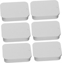 Ciieeo 6pcs Cookie Jar Candy Storage Box Tinplate Storage Bottles for Biscuits