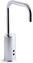 KOHLER K-7518-CP Hybrid Gooseneck Touchless Deck-Mount Faucet, Polished Chrome