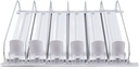 Drink Automatic Pusher Glide White Adjust Width Refrigerator Soda Can Organizer (38cm)