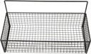 Amosfun Multi-Function Wall Hanging Kitchen Basket Organizer Metal Storage Bins for Fruits and Vegetables No-Drill Ginger Garlic Storage Practical Kitchen Supplies