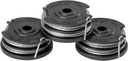 Greenworks 0.065" Dual Line Replacement String Trimmer Line Spool, 3 count (Pack of 1)
