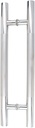 Shower Door Handle and Pulls Replacement Sets for Glass Door, Sliding Barn Door Handles Stainless Steel, Push Pull Bar Handle, Heavy Duty Swing Doorknob (Size : 600mm(360mm))