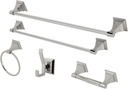 Kingston Brass BAHK61212478PN Monarch Bathroom Hardware Set, Polished Nickel,24 x 3.19 x 2.31