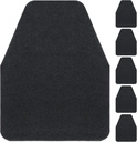 6 Pack Urinal Mats Urinal Pads Urinal Floor Mats for Men Bathroom Commerical Disposable Non-Slip Rubber Backing Washable Urinals Mat Eliminating Odor 16.5" x 20.5"