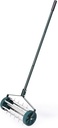 GYMAX Lawn Aerator, Rolling Aerator with Anti-Slip Handle & Tine Spikes, Push Plugger Aerator for Garden, Backyard Maintenance, Soil Grass Manual Aerator Tool (Basic)