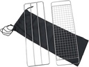 MERRYHAPY 3pcs/Set Stainless Steel BBQ Grill Rack Heat-Resistant Barbecue Mesh for Outdoor Cooking