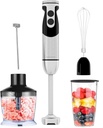 MegaWise Pro Hand Blender New version 2025 (black, 5 in1)