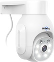 Hiseeu Security Camera Wireless Outdoor, 3MP Color Night Vision WiFi Home Video Surveillance Pan&Tilt 360° with Motion Detection,Siren/Motion/Light Alarm,2-Way Audio,IP66 Weatherproof,Work with Alexa