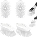 Dish Brush Refill, 4 Pack Dish Brush Replacement Head for OXO Dish Brush, Brush Dispenser Refill Fits Soap Dispensing Handle