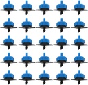 50pcs Dripper Water Drop Irrigation Parts Home Tools Sprinkler Tool Bricks for Garden Drip Emitters Plant Care Accessories Watering Tool See Gardening Supplies Miniature