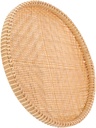 Elegant Bamboo Fruit Plate Multi-use Kitchen Basket Herb Drying Hanging Storage Sturdy Compact