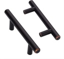 Amerdeco IH0001ORB76 25 Pack Oil Rubbed Bronze 3Inch(76mm) Hole Centers Kitchen Cabinet Pulls Hardware Modern Kitchen Solid Handles for Cabinets Cupboard Handles Drawer Pulls