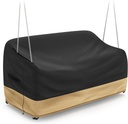 Hanging Porch Swing Cover Waterproof Outdoor Swing Chair Covers Tear Resistant Patio Swing Cover Replacement All Weather Proof Patio Furniture Covers (56 x 25 x 32 Inches)