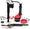 Korky Standard 2-Inch Complete Toilet Repair Kit with Brushed Nickel Simple Style StrongARM Toilet Handle and Lever