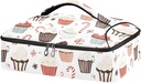 Heat Resistant Casserole Carrier Snow Christmas Winter Cake Insulated Portable Food Warmer for Picnic, Parties, Cookouts 20859373