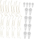Invisible Plate Holders for Wall 4 Pack Spring Plate Hangers for Display Versatile Storage