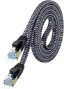 Cat 7 Ethernet Cable 6.6ft Flat - High Speed Internet Network LAN Cord - 10Gbps 600MHz Shielded RJ45 Patch Wire for Gaming PS5/Xbox, Router, Modem