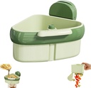 Generic Plastic Suction Cup Sink Corner Rack, 2025 Upgraded, Green, Wall Mount, Drying Rack, Kitchen Storage & Organization Product Accessory