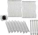 Grill Replacement Kit for Napoleon Prestige 500, Built-in Prestige 500, P500RSIBNK-3 BIP500RBNSS-3 BIP500RBNSS-3, Cooking Grid, Heat Plate and Burner for Napoleon