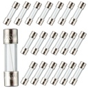 BOJACK 5x20mm 5A 5amp 250V 0.2x0.78 Inch F5AL250V Fast-Blow Glass Fuses (Pack of 20)