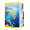 Navneet Youva | Soft Cover Long Notebook for Student | A4 Size (21cm X 29.7cm) | Single Line 172 Pages | Pack of 6