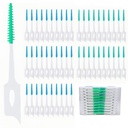 300 Pack Dual-Use Interdental Brushes,Disposable Dental Picks