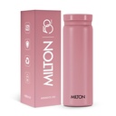 Milton Minimate 300 Thermosteel Water Bottle, 280ml | ISI Certified, SS304 Stainless Steel | Vacuum Insulated Flask, Hot & Cold, Leak-Proof, Compact for Office, Gym, Travel | Berry