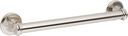 Ginger Grab Bar for Bathroom (12-Inch) Solid Brass Safety Bathtub and Shower Handle for Seniors, Polished Nickel