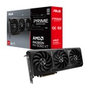 ASUS Prime Radeon RX 9060 XT 8GB GDDR6 OC Edition Graphics Card (PCIe 5.0, HDMI/DP 2.1, 2.5-Slot Design, axial-tech Fans, Dual Ball Fan Bearings, Dual BIOS, GPU Guard)