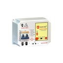 Microtail ELCB 63 Amp Single Phase 2 Pole ELCB + RCCB + ISI Marked MCB with High Voltage, Leakage Current 3 to 30 Ma (White)