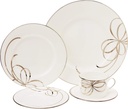 Kate Spade Belle Boulevard 5-Piece Place Setting, 4.25 LB, White