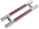 Barn Sliding Door Handle for Wood/Glass Gate Stainless Steel Push Pull Handle Glass Shower Door Grab 47 1/4" Size