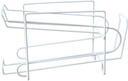 ausuky 2 Tier Metal Can Dispenser Refrigerator Beverage Rack Storage Holder for Soda Beer Coke