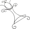 Wall-mounted Iron Display Stand for Artwork Plates and Books Multi-functional Easel Holder for Home Decor and Organization