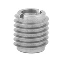 E-Z Lok 400-4-CR 400-4 Threaded Insert, Stainless Steel, 0.500" L, Knife Thread, 1/4"-20 Internal Threads, 0.625", 18-8 Stainless Steel (Pack of 10)