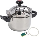 7L, Pressure Cooker Stove Top Pressure Cooker Stainless Steel Cookware Induction Compatible, Manual Slow Cooker, Rice Cooker, Steamer, Saute Warmer(15L)