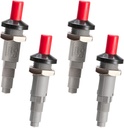Outdoor Heater Replacement Parts, Piezo Igniter 4 packs, Suitable for Most Outdoor Round Stand Up Propane Heater and Mini Ttable Top Gas Heater, GREY