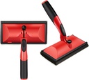 2 Pcs Paint Edge Trimmer Tool, Deck Stain Pad Corner Walls Ceilings Painter 180° Rotation Handle Paint Pad Applicator to Apply Stains Edger for Wall (Extension Pole Not Included)(7 Inch)
