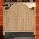 LOYALHEARTDY Swinging Doors Cafe Doors, Solid Wood Pine Swing Door Swing Cafe Doors 180 Degree Opening, Interior Partition Door Saloon Swinging Doors for Kitchen, Bar, Restaurant, Home Decor