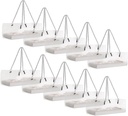 10pcs Bakery Boxes Cookie Box Cupcake Carriers Snack Containers Dividers Egg-yolk Puff Packing Case Dessert Container
