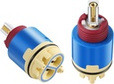 JH02BJ HL-40 Ceramic Pressure Balance Cartridge, 40mm Shower Faucet Cartridge Replacement For Tub and Shower Valve(1Pack)