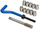E-Z Lok EK50920 Metric Helical Threaded Insert Kit, 304 Stainless Steel, M10-1.25 Thread Size, 20 mm Installed Length (Pack of 10), Black