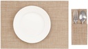 Dining Table placemants,Table mats Set,Washable placemants,Kitchen Table placemant,Modern placemants,Table placemants Set of 6,Decorative placemants,Minimalist placemants,Outdoor placemants.