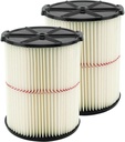 ATXKXE Replacement Filter Fit for Craftsman CMXZVBE38754 fit 5-20 Gallon shop vacuum (2 Pack)