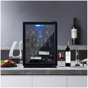 Compressor Wine Cooler Refrigerator - 16 Bottle Freestanding Mini Fridge , Digital Thermostat (40°F-61°F), Perfect for Red/White Wine, Champagne, Beer - Compact Countertop Design for Home/Office/Bar