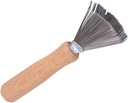Flower Arrangement Cleaning Rake for Garden Use Ergonomic Hand Tool for Clearing Debris Sturdy and Lightweight Rake for Floral Arrangements and Home Gardening