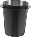 VILLCASE 58mm Stainless Steel Espresso Dosing Cup Espresso Machine Handle Powder Feeder Compatible Coffee Machines and Milk Tea Shops